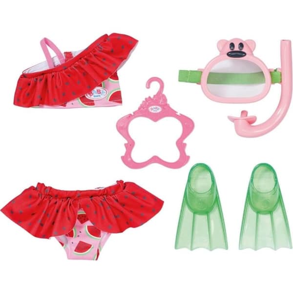 Kläder docka - ZAPF CREATION - Dykglädje - Bikini - Maske - Fenor