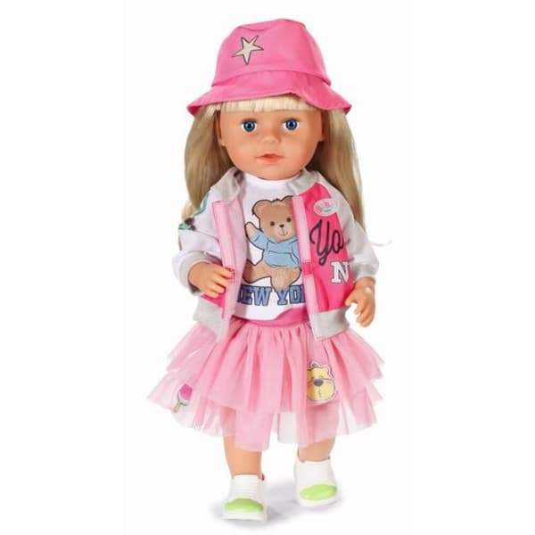 Reseväskor - Zapf Creation - BABY born Deluxe - 43 cm - Jacka, t-shirt, tyllkjol - Inkluderade tillbehör