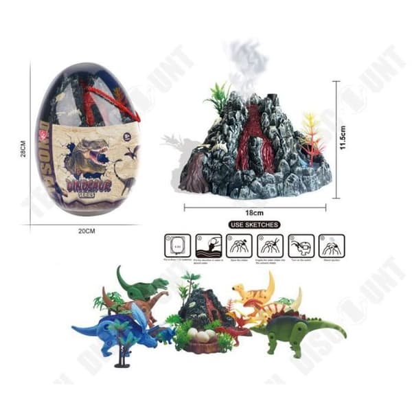 TD® Dinosaur Leksaker Lekset Icke-blekande barnleksaker