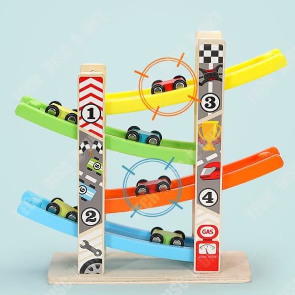Freewheel Glider TD® 36+ månader Kids Rainbow Runway Safety Slide