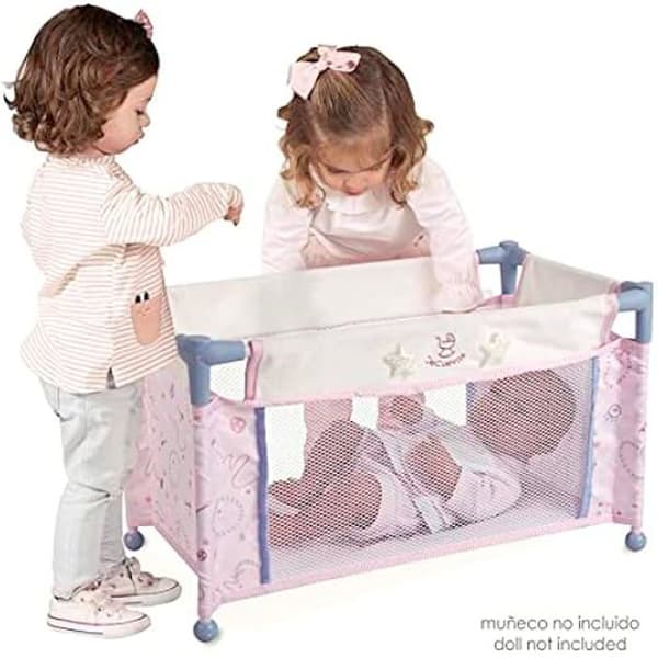 Resesäng - DE CUEVAS TOYS - 50051 - Rosa - För babydockor upp till 49 cm - Gala Collection DeCuevas