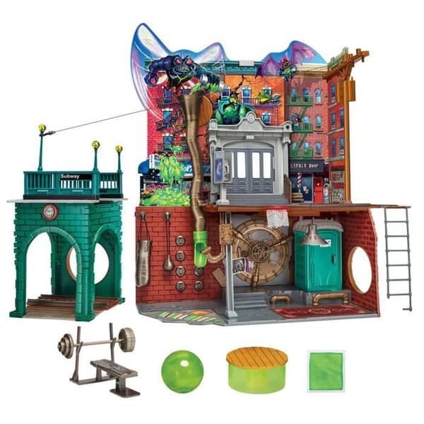 TEENAGE MUTANT NINJA TURTLES SEWER LAIR PLAYSET SPIN MASTER 46-83478