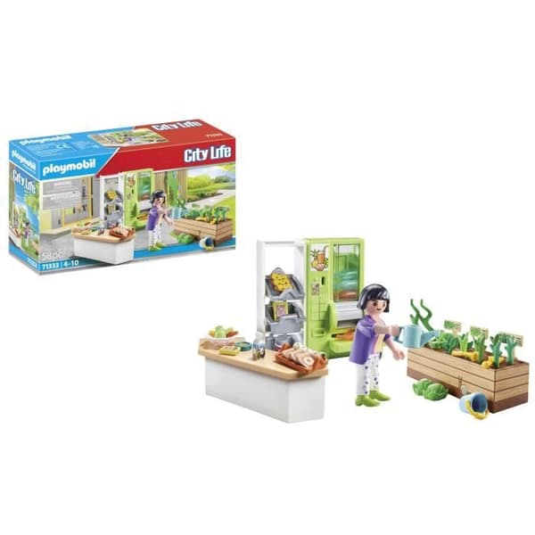 PLAYMOBIL - Skolbutik - Stadsliv - Skolvärld - 58 stycken