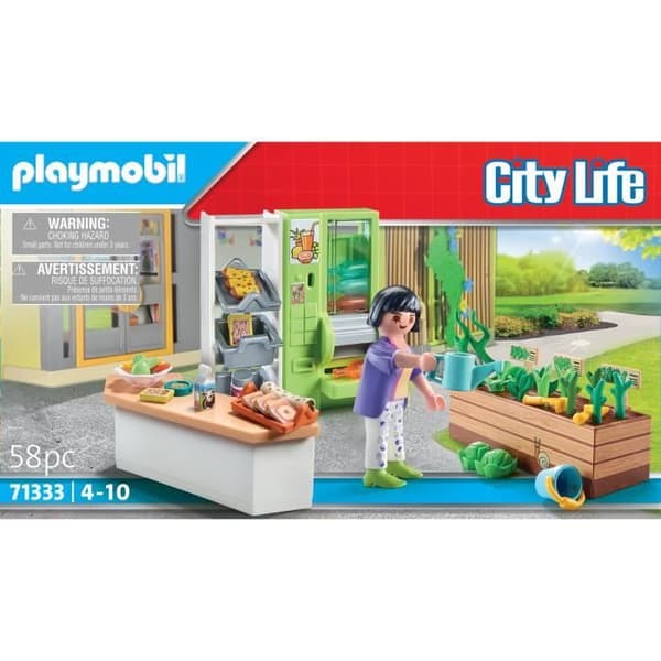 PLAYMOBIL - Skolbutik - Stadsliv - Skolvärld - 58 stycken