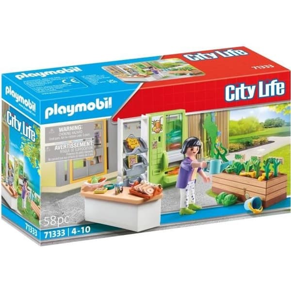 PLAYMOBIL - Skolbutik - Stadsliv - Skolvärld - 58 stycken