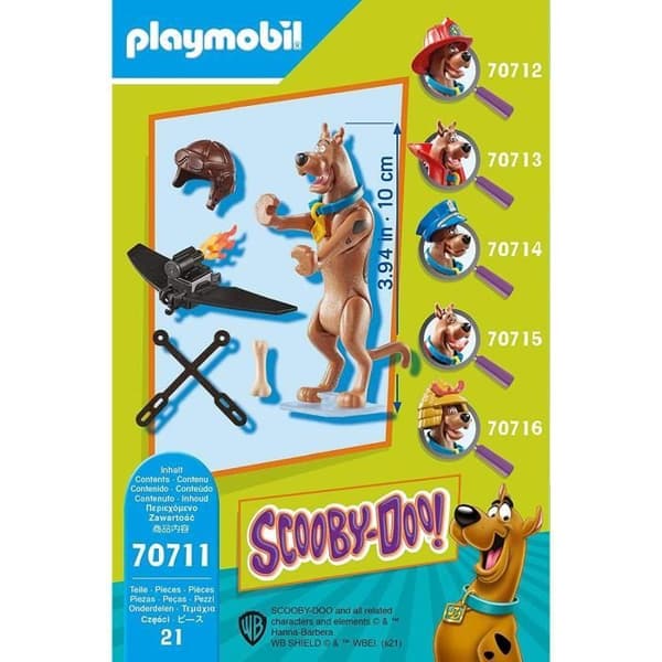 PLAYMOBIL - 70711 - SCOOBY-DOO Pilot med jetpack - Flerfärgad - Barn - 5 år och uppåt