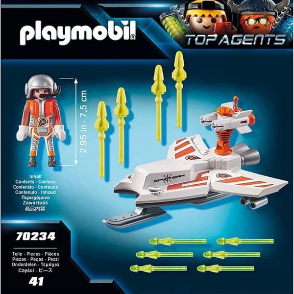 PLAYMOBIL - 70234 - Spy Team Flying Agent