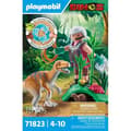 Miniatyrbild 4 av 5: PLAYMOBIL 71823 Vélociraptor och utforskare med lasso, Dinos, 18 delar, Från 4 år