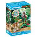 Miniatyrbild 1 av 5: PLAYMOBIL 71823 Vélociraptor och utforskare med lasso, Dinos, 18 delar, Från 4 år