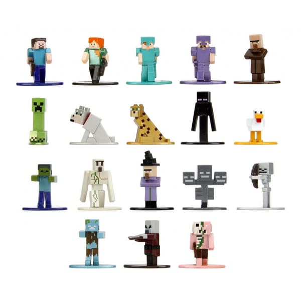 Jada Toys - Minecraft Multipack Nano Metal Figuurit