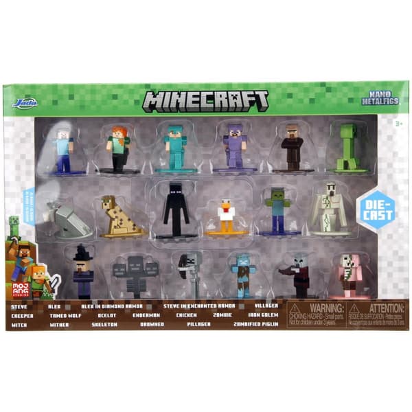 Jada Toys - Minecraft Multipack Nano Metal Figuurit