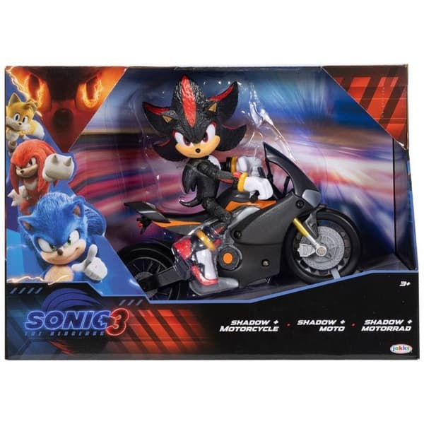 Sonic 3Figurine Shadow och hans motorcykel 12 cm