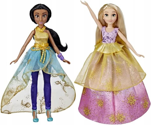 Disney Rapunzel och Jasmine garderobsset