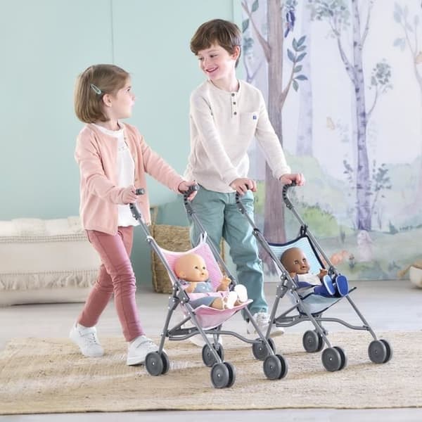 Babytillbehör - COROLLE - Rosa käppvagn för bebisar på 30, 36 och 42 cm - Från 3 år