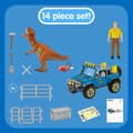 Miniatyrbild 4 av 6: Terrängbil med Dino utpost - SCHLEICH - 41464 - Dinosaurier