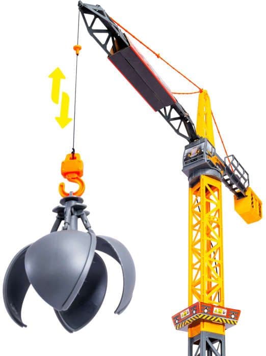Mighty Crane Fjärrstyrd kran 110 cm + fjärrkontroll