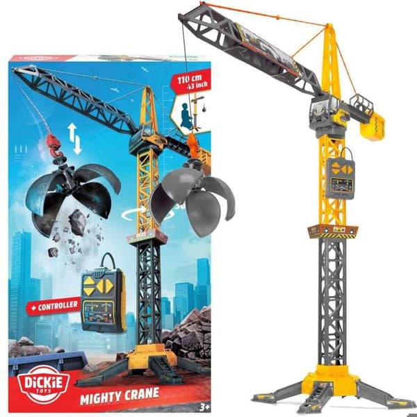 Mighty Crane Fjärrstyrd kran 110 cm + fjärrkontroll