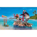 Miniatyrbild 2 av 6: PLAYMOBIL 71794 Pirate med flytande flotte, kanoner och skatt, Pirater, 41 delar, Från 4 år