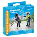 Miniatyrbild 1 av 5: PLAYMOBIL 71804 Polis och bandit med tillbehör, Duo Pack, Poliser, Actionhjältar, 8 delar, Från 4 år