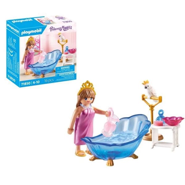 PLAYMOBIL 71850 Kunglig badrum med prinsessa