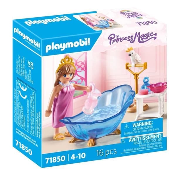 PLAYMOBIL 71850 Kunglig badrum med prinsessa