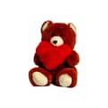 Miniatyrbillede 1 af 8: Bjørnebamse GO GIFT FRANK 50 BR Brun plys Hjerte 50 cm