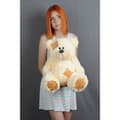 Miniatyrbild 4 av 4: Nallebjörn GO GIFT TEDDY 60 CR Kräm Plysch 60 cm