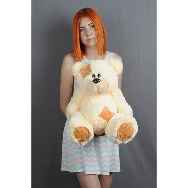 Nallebjörn GO GIFT TEDDY 60 CR Kräm Plysch 60 cm