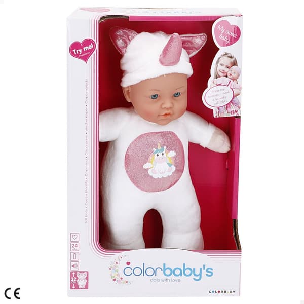 Bebisdocka Colorbaby 21 x 32 x 9 cm 6 antal
