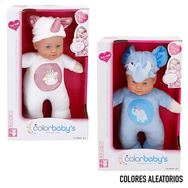 Bebisdocka Colorbaby 21 x 32 x 9 cm 6 antal