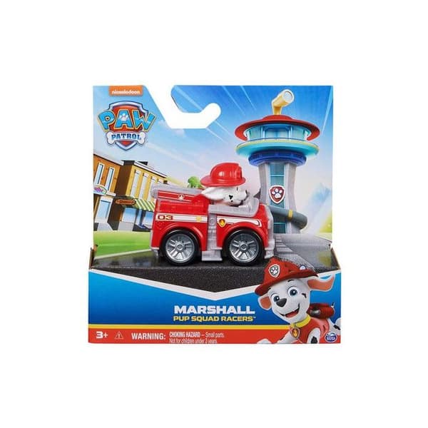 Paw Patrol-fordon La Pat Patrouille Racer Pup Squad Slumodell