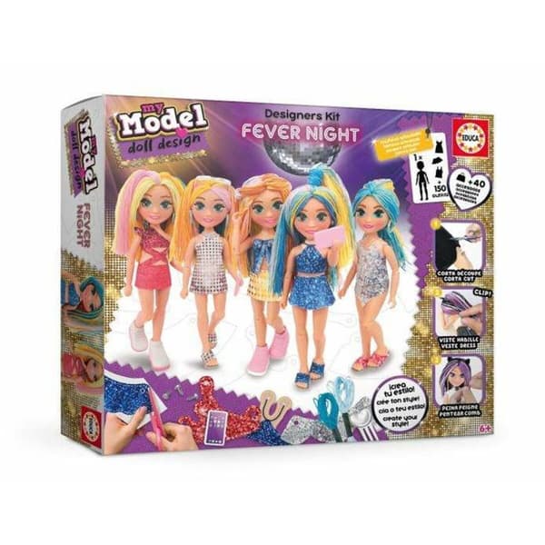 Bebisdocka Educa My Model Doll Design Fever Night
