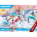 Miniatyrbild 4 av 4: PLAYMOBIL - 71246 - Prinsessor - Vagn och bevingad häst - 101 stycken - Magi