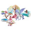 Miniatyrbild 2 av 4: PLAYMOBIL - 71246 - Prinsessor - Vagn och bevingad häst - 101 stycken - Magi