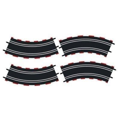 Carrera Go Circuit!!! Carrera Digital 143 - Böjd skena - Reservdel - Skala 3:45