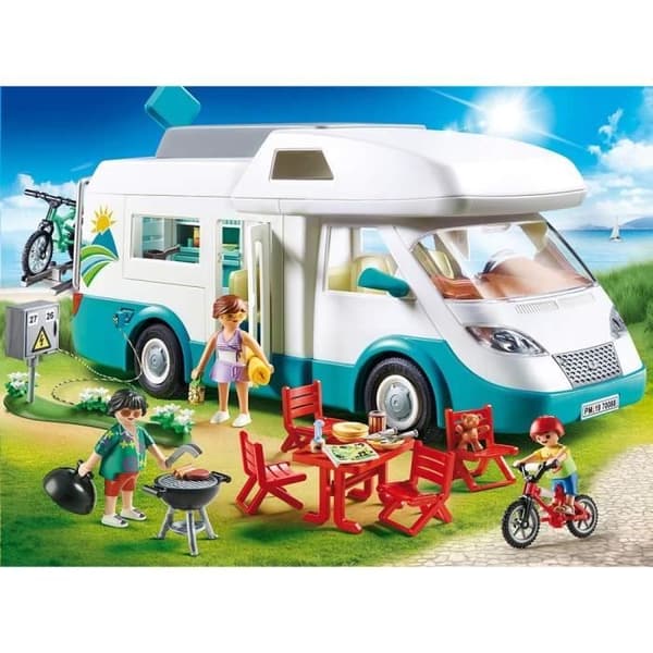 Playmobil 70088 Husbil och Familj, Familjesk Spaß, 135 delar, Campinglivet