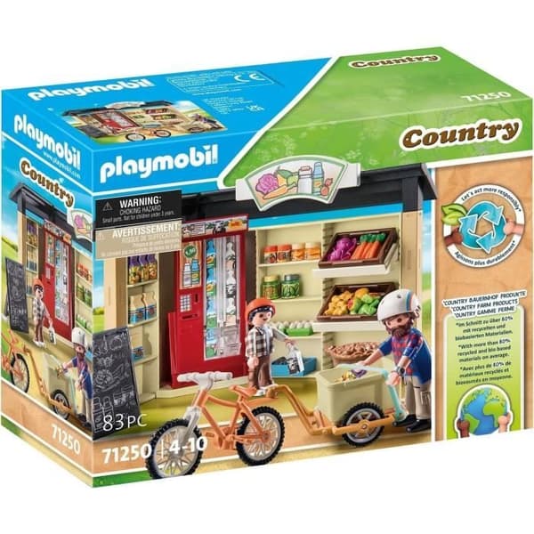 PLAYMOBIL 71250 Gårdsbutik, Country La Ferme, 83 stycken, från 4 år och uppåt