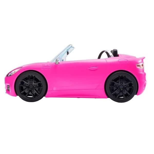 Barbie - Barbie Cabriolet Bil - Modell Dockfordon - Från 3 år HBT92