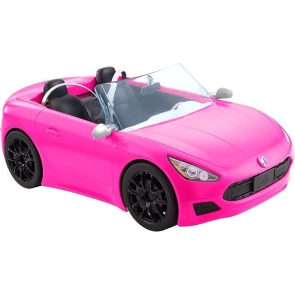 Barbie - Barbie Cabriolet Bil - Modell Dockfordon - Från 3 år HBT92