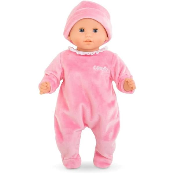 Rosa pyjamas och mössa för 30 cm docka - Corolle