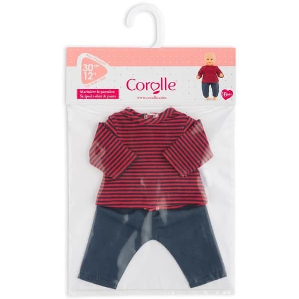 COROLLE - Sailor and Trousers Set för 30cm babydockor - Från 18 månader