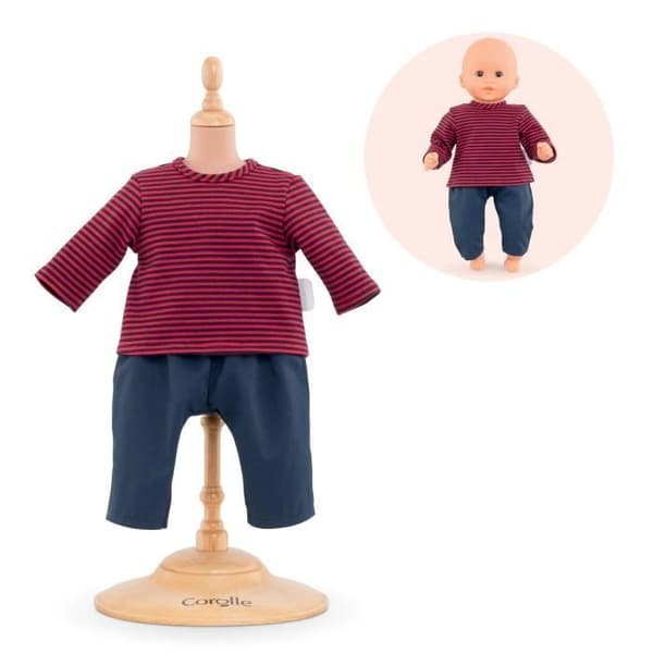 COROLLE - Sailor and Trousers Set för 30cm babydockor - Från 18 månader
