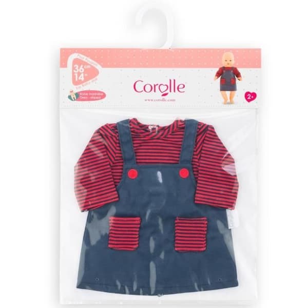 Sjömansklänning för 36 cm COROLLE baby - Chic sportkläderlook - Från 2 år