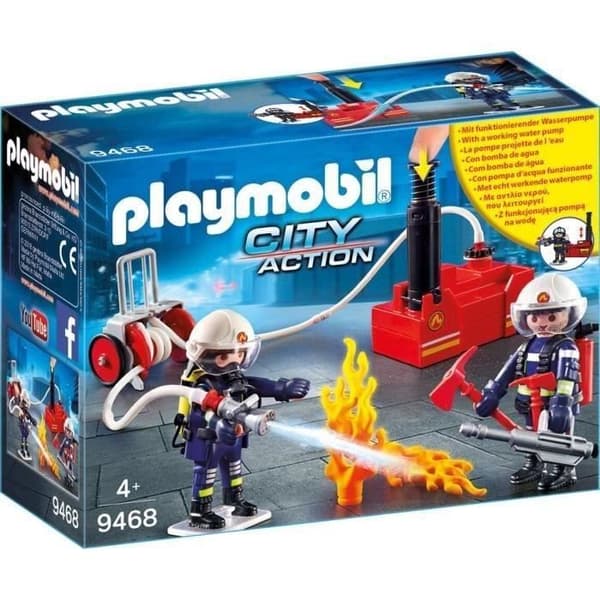 PLAYMOBIL - 9468 - City Action - Brandmän med brandutrustning