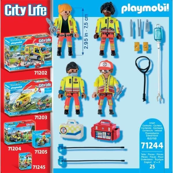 PLAYMOBIL - 71244 - Stadsåtgärd The Rescuers - Rescue Team