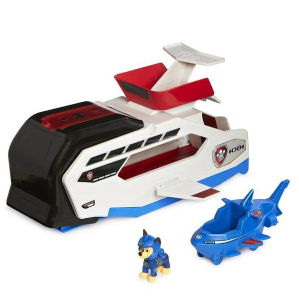 Aqua Pups sjöpatrullbåt - Paw Patrol - PAW PATROL - Utskjutare för fordon - Från 3 år
