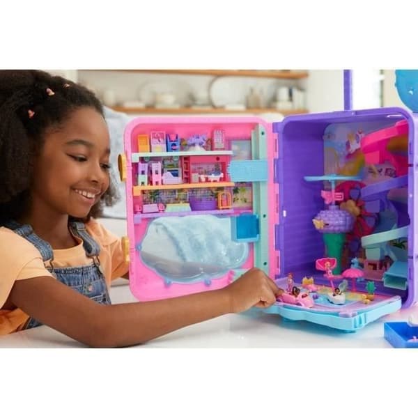 Polly Pocket®-Polly Pocket® Pollyville® resväska Set HKV43