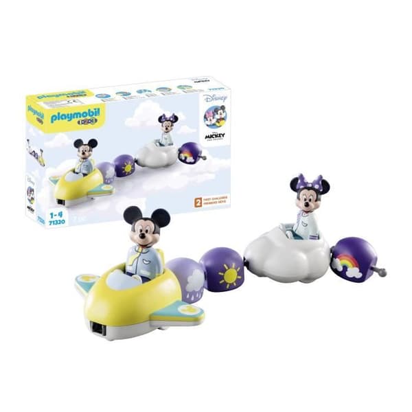 Musse och Minnie Cloud Train - PLAYMOBIL 1.2.3 - Disney - 7 stycken