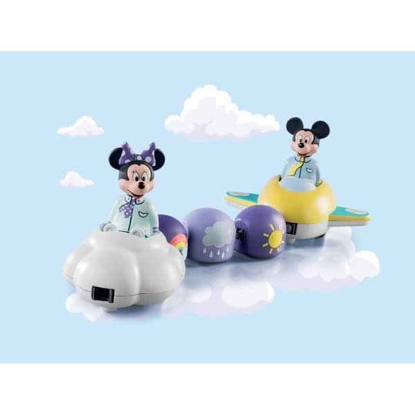 Musse och Minnie Cloud Train - PLAYMOBIL 1.2.3 - Disney - 7 stycken