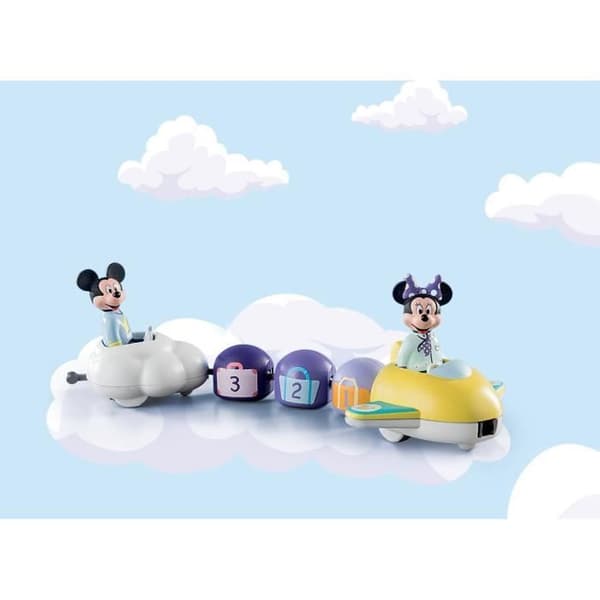 Musse och Minnie Cloud Train - PLAYMOBIL 1.2.3 - Disney - 7 stycken